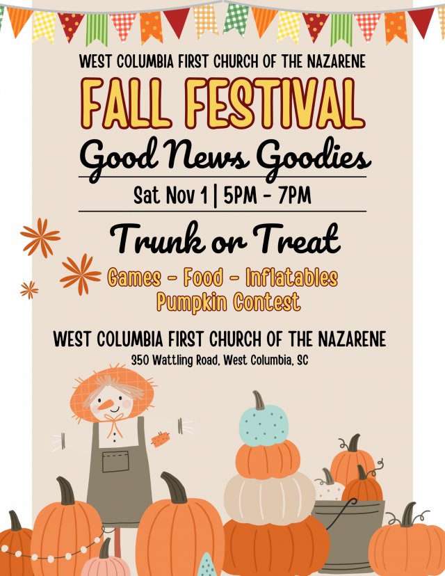 Trunk or Treat Fall Festival